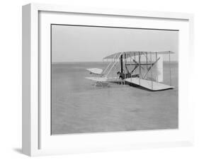 Wilbur Wright Crash Landing in Wright Flyer, 1903-Science Source-Framed Giclee Print