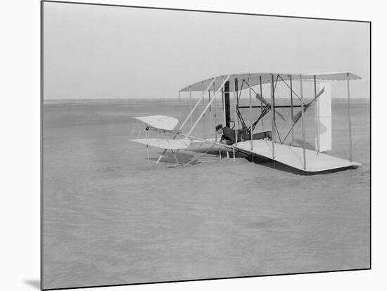 Wilbur Wright Crash Landing in Wright Flyer, 1903-Science Source-Mounted Giclee Print