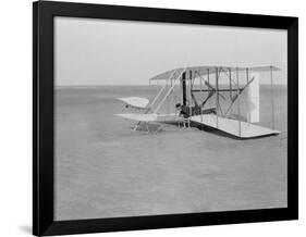 Wilbur Wright Crash Landing in Wright Flyer, 1903-Science Source-Framed Giclee Print