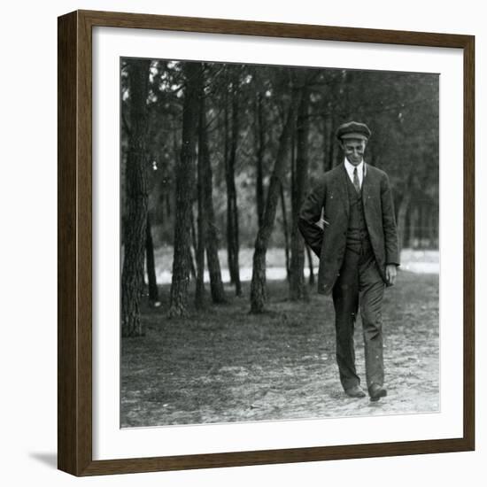 Wilbur Wright in France, 1909-null-Framed Giclee Print