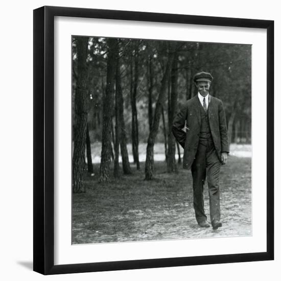 Wilbur Wright in France, 1909-null-Framed Giclee Print