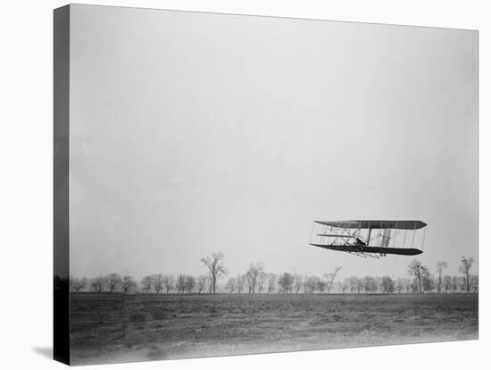 Wilbur Wright Piloting Wright Flyer II, 1904-Science Source-Stretched Canvas