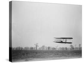 Wilbur Wright Piloting Wright Flyer II, 1904-Science Source-Stretched Canvas