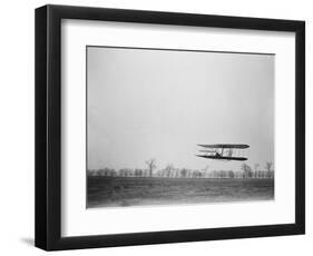 Wilbur Wright Piloting Wright Flyer II, 1904-Science Source-Framed Premium Giclee Print