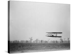 Wilbur Wright Piloting Wright Flyer II, 1904-Science Source-Stretched Canvas