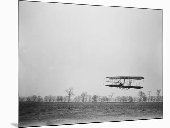 Wilbur Wright Piloting Wright Flyer II, 1904-Science Source-Mounted Giclee Print