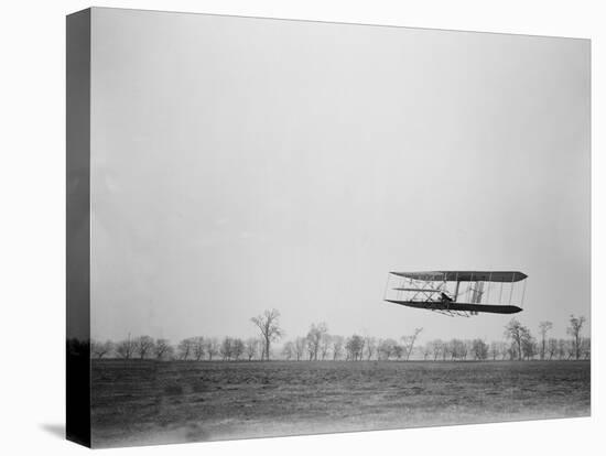 Wilbur Wright Piloting Wright Flyer II, 1904-Science Source-Stretched Canvas