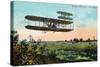 Wilbur Wright's Aeroplane View-Lantern Press-Stretched Canvas
