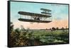 Wilbur Wright's Aeroplane View-Lantern Press-Framed Stretched Canvas