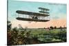 Wilbur Wright's Aeroplane View-Lantern Press-Stretched Canvas