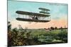 Wilbur Wright's Aeroplane View-Lantern Press-Mounted Art Print