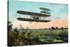 Wilbur Wright's Aeroplane View-Lantern Press-Stretched Canvas