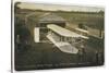 Wilbur Wright's Biplane is Returned to Its Hangar-null-Stretched Canvas