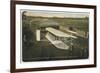 Wilbur Wright's Biplane is Returned to Its Hangar-null-Framed Art Print