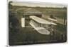 Wilbur Wright's Biplane is Returned to Its Hangar-null-Mounted Art Print