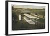 Wilbur Wright's Biplane is Returned to Its Hangar-null-Framed Art Print