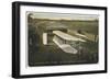 Wilbur Wright's Biplane is Returned to Its Hangar-null-Framed Art Print