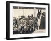 Wilbur Wright Shows His Plane to Alfonso XIII of Spain at the Ecole d'Aviation Pau France-null-Framed Photographic Print