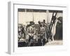 Wilbur Wright Shows His Plane to Alfonso XIII of Spain at the Ecole d'Aviation Pau France-null-Framed Photographic Print