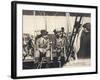 Wilbur Wright Shows His Plane to Alfonso XIII of Spain at the Ecole d'Aviation Pau France-null-Framed Photographic Print