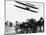Wilbur Wright with His Plane in Flight at Pau in France, February 1909-null-Mounted Premium Photographic Print
