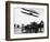 Wilbur Wright with His Plane in Flight at Pau in France, February 1909-null-Framed Photographic Print