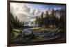 Wild America-Chuck Black-Framed Giclee Print