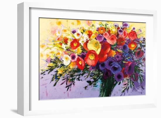 Wild and Flowery-Shirley Novak-Framed Art Print