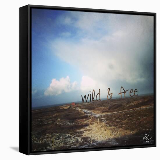 Wild and Free 2-Kimberly Glover-Framed Stretched Canvas