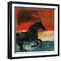 Wild and Free II-Dan Meneely-Framed Art Print