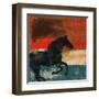 Wild and Free II-Dan Meneely-Framed Art Print