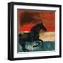 Wild and Free II-Dan Meneely-Framed Art Print