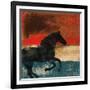 Wild and Free II-Dan Meneely-Framed Art Print