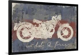 Wild and Free Motorcycle-Eric Yang-Framed Art Print