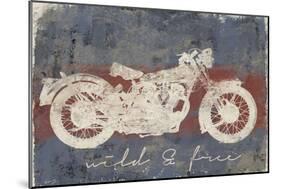 Wild and Free Motorcycle-Eric Yang-Mounted Art Print