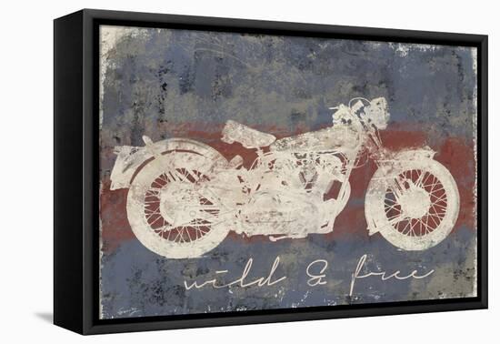 Wild and Free Motorcycle-Eric Yang-Framed Stretched Canvas