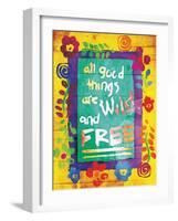 Wild And Free-Jace Grey-Framed Art Print