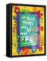 Wild And Free-Jace Grey-Framed Stretched Canvas