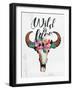 Wild And Free-Jace Grey-Framed Art Print