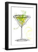 Wild Apple Martini-Jan Weiss-Framed Art Print