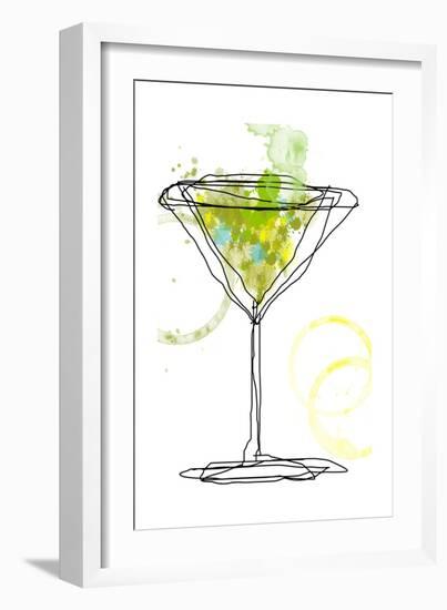 Wild Apple Martini-Jan Weiss-Framed Art Print