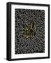 Wild at Heart - Black and Gold Palette-Cat Coquillette-Framed Art Print