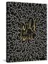 Wild at Heart - Black and Gold Palette-Cat Coquillette-Stretched Canvas