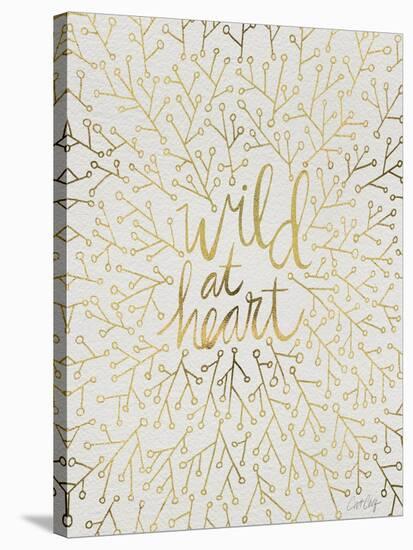 Wild at Heart - Gold Palette-Cat Coquillette-Stretched Canvas