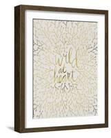 Wild at Heart - Gold Palette-Cat Coquillette-Framed Art Print