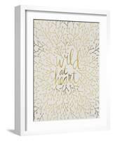 Wild at Heart - Gold Palette-Cat Coquillette-Framed Art Print