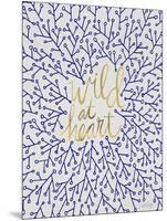 Wild at Heart - Navy and Gold Palette-Cat Coquillette-Mounted Art Print