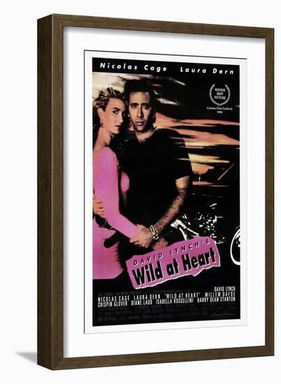 Wild at Heart, Nicolas Cage, Laura Dern, 1990. © Samuel Goldwyn Company/courtesy Everett Collection-null-Framed Art Print