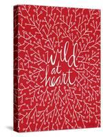 Wild at Heart - Red Palette-Cat Coquillette-Stretched Canvas