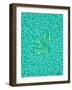 Wild at Heart - Turquoise and Gold Palette-Cat Coquillette-Framed Art Print